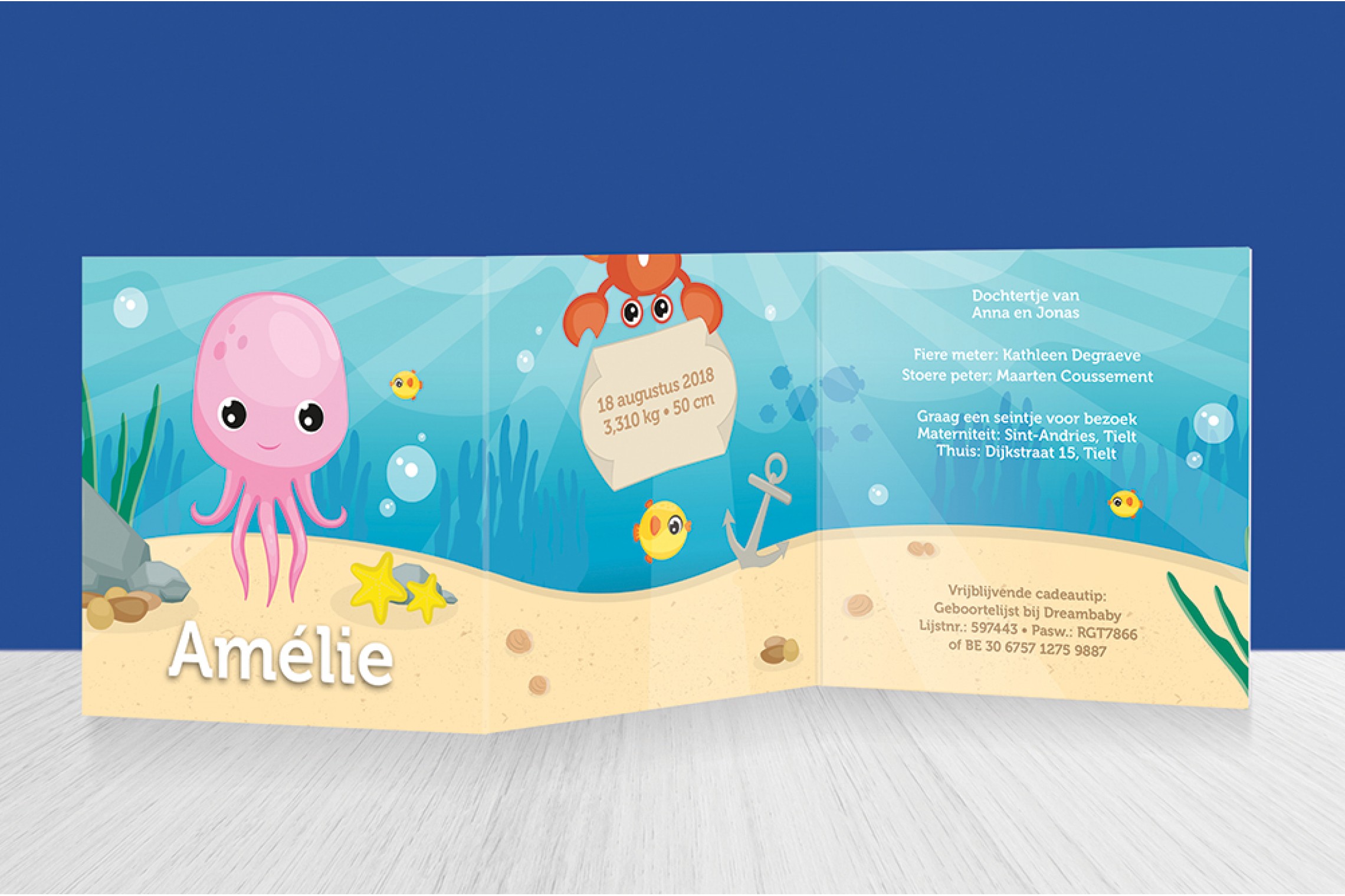 Schattige Onderwater Octopus